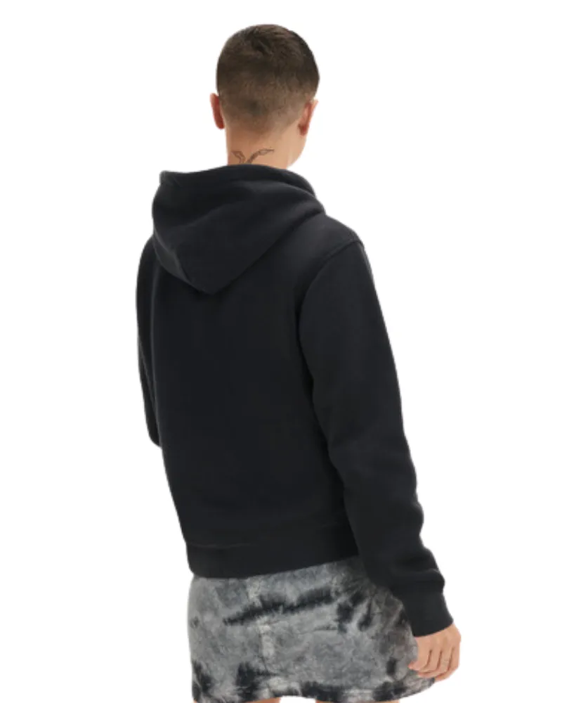 1121385 Black Rey Fuzzy Logo Hoodie