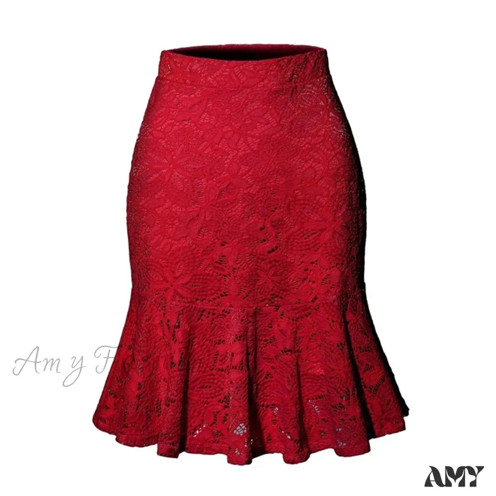 Amy Fashion - Mini Mermaid Slim Fit Elegant Skirts