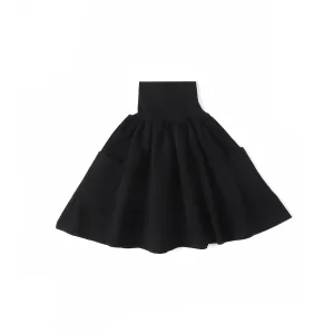 Anecdote Black High Waisted Skirt With Pockets