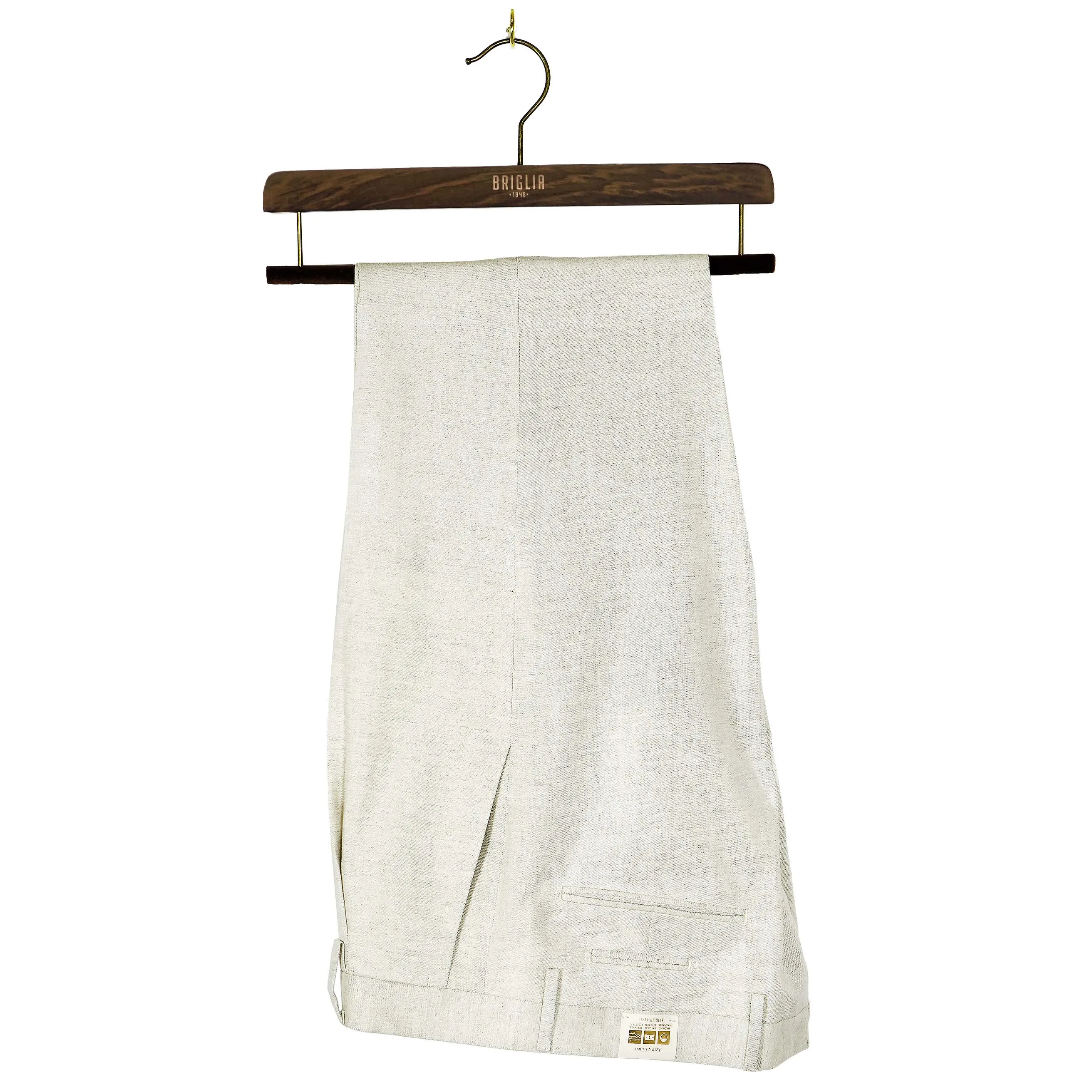 Briglia Linen Formal Trousers - Beige