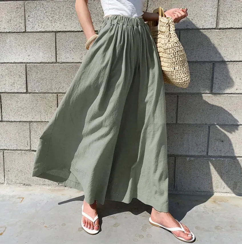 Casual Long Skirts Women Denim Skirt Streetwear High Waisted Jeans Maxi Mujer Spring Summer Skirt