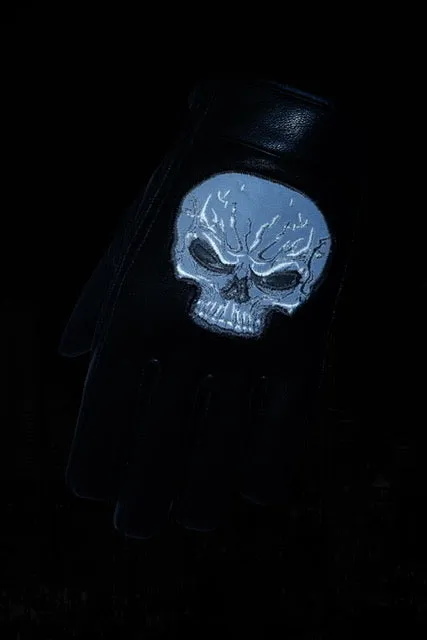 DS47 Reflective Skull Short Glove