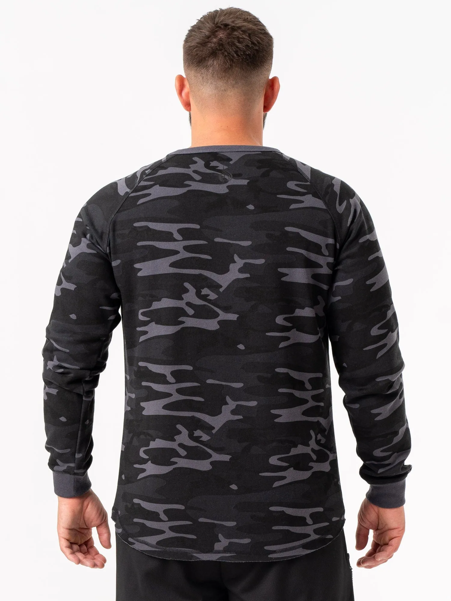 Energy Crew Neck - Black Camo