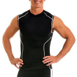 Insta Slim Activewear Compression Contrast Stitching V-neck MA0013