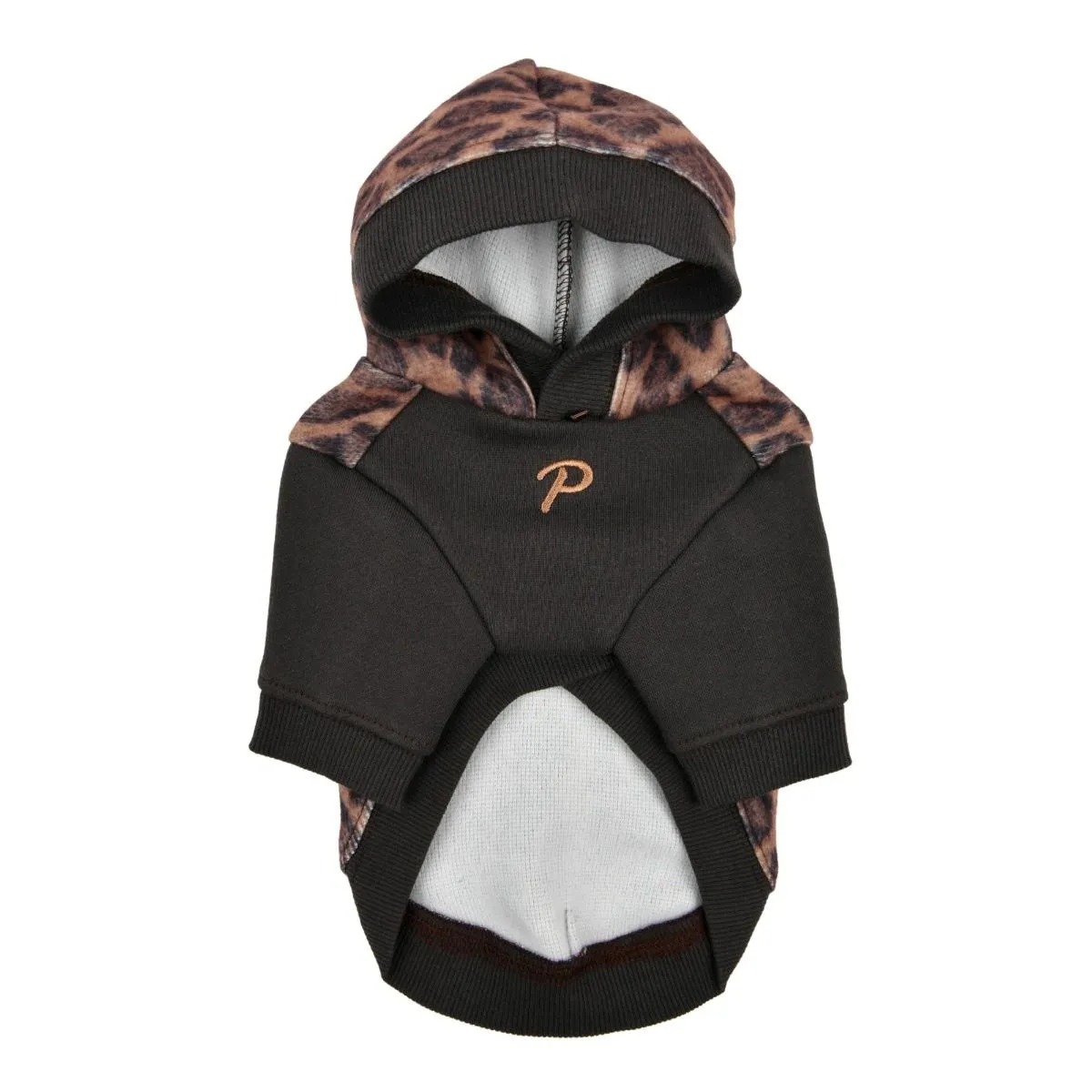 kovo leopard print hoody - brown - few left!