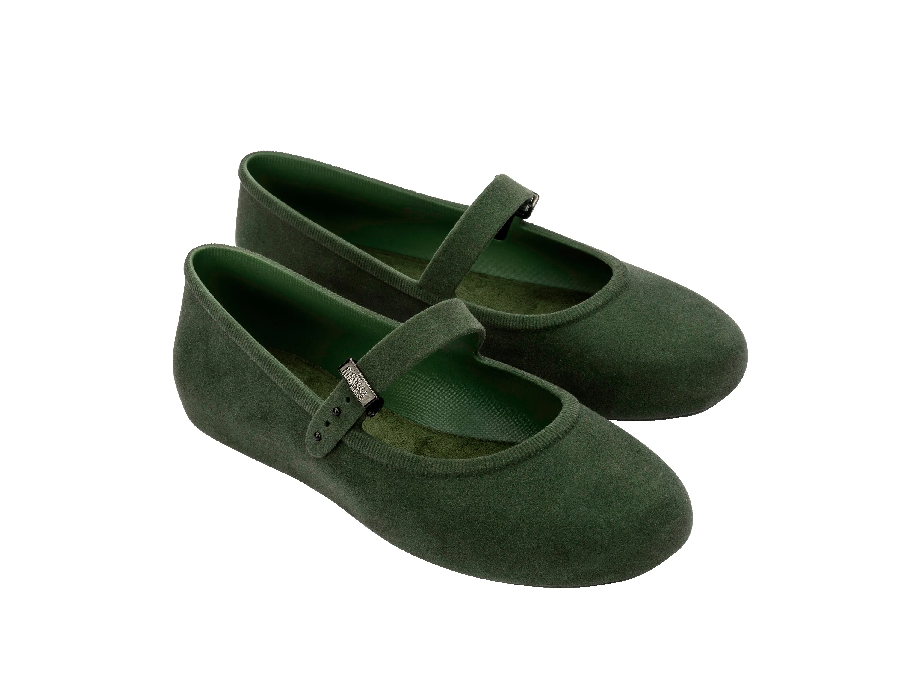 Melissa Soft Ballerina Velvet - Green