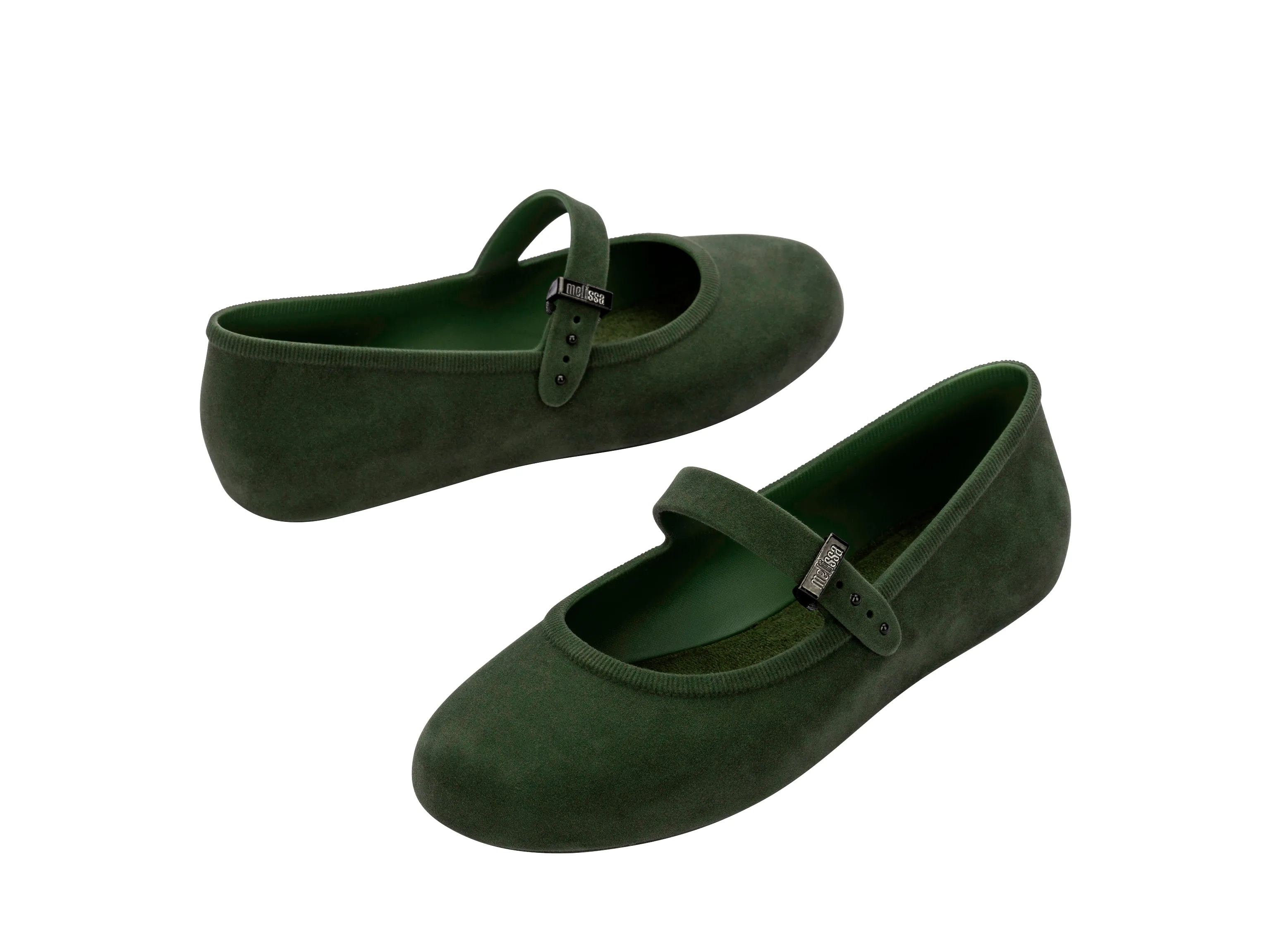 Melissa Soft Ballerina Velvet - Green