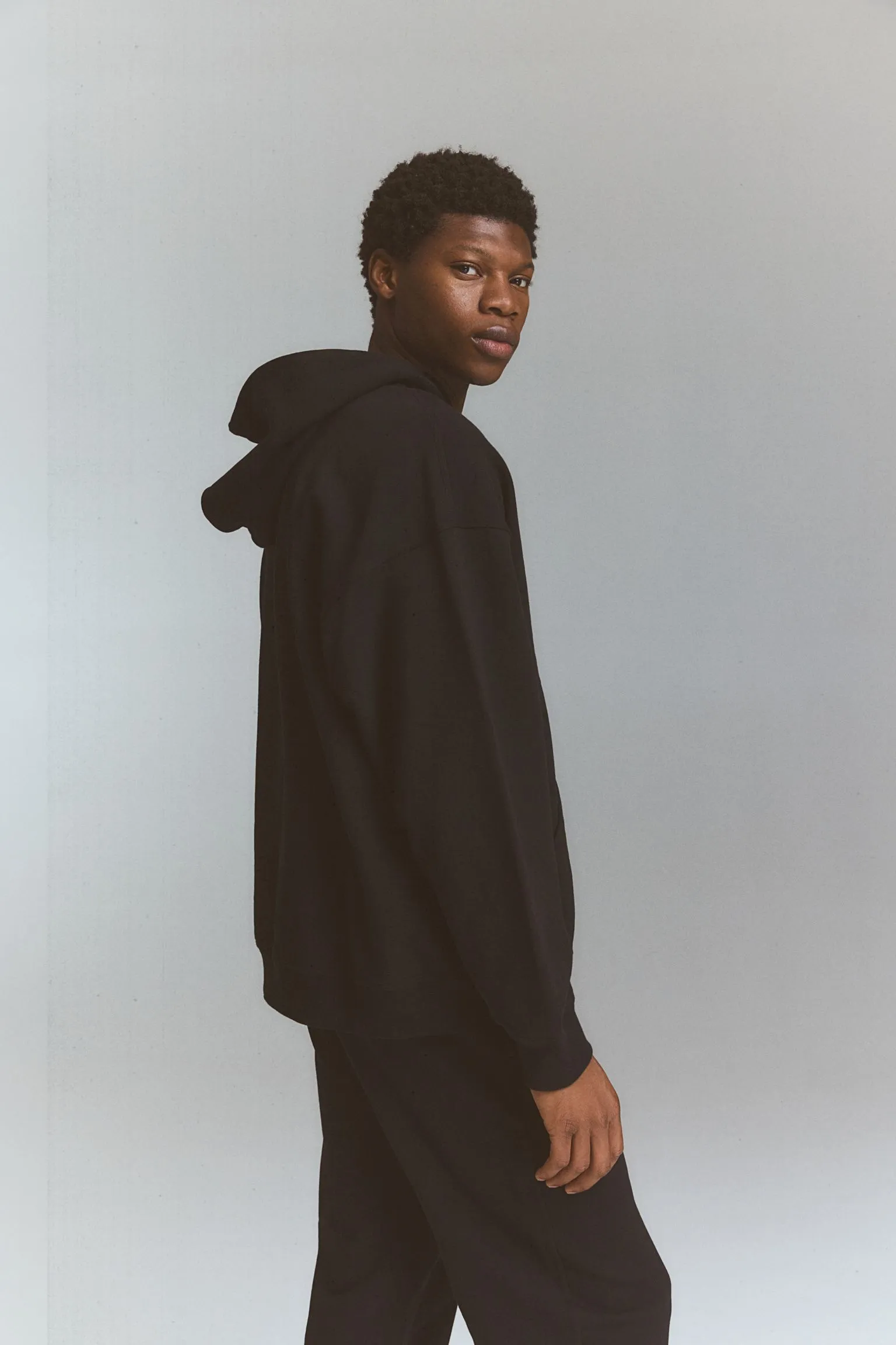 Men’s Black Hoodie | Plain Black Pullover Hoodie – DWNTWN