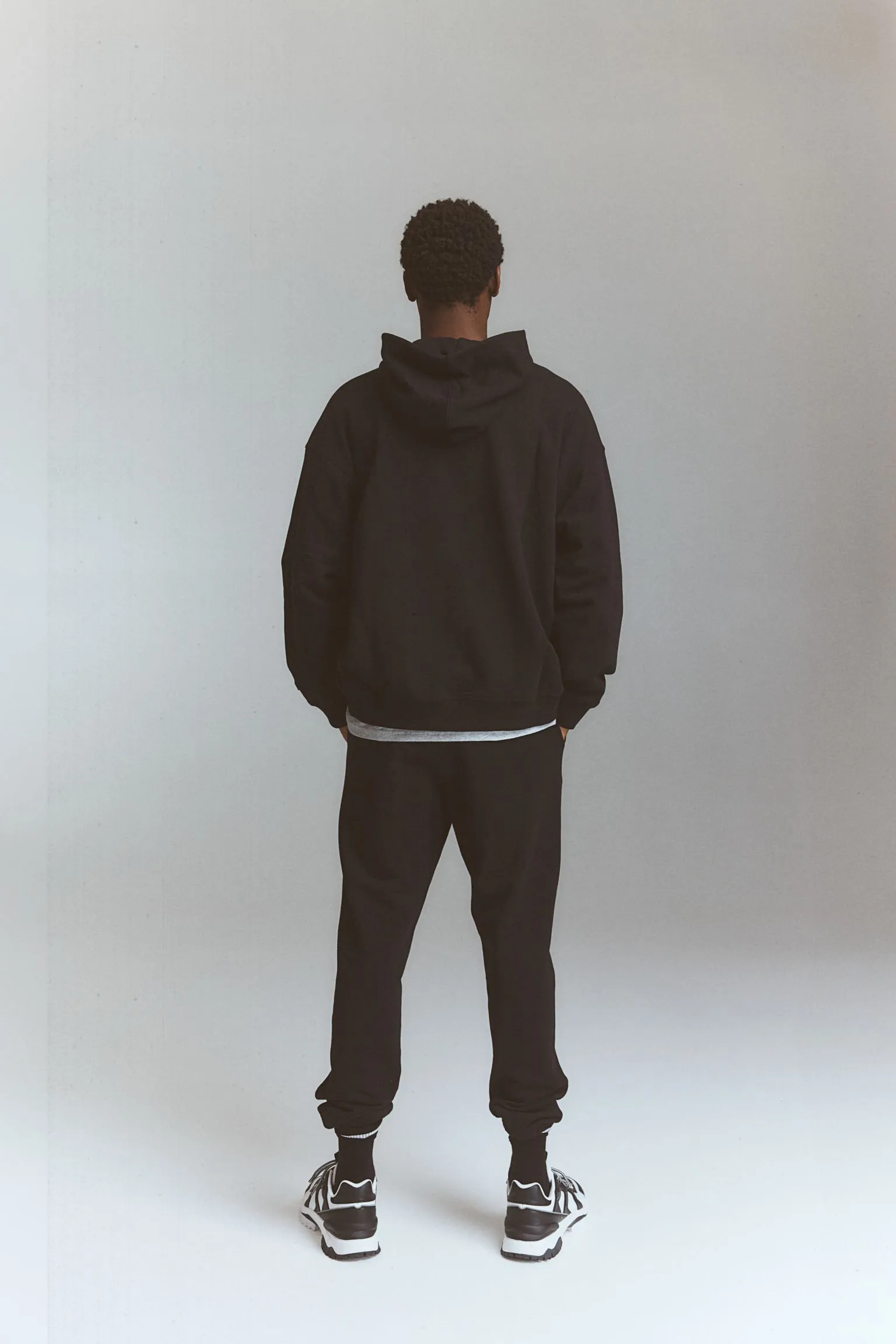 Men’s Black Hoodie | Plain Black Pullover Hoodie – DWNTWN