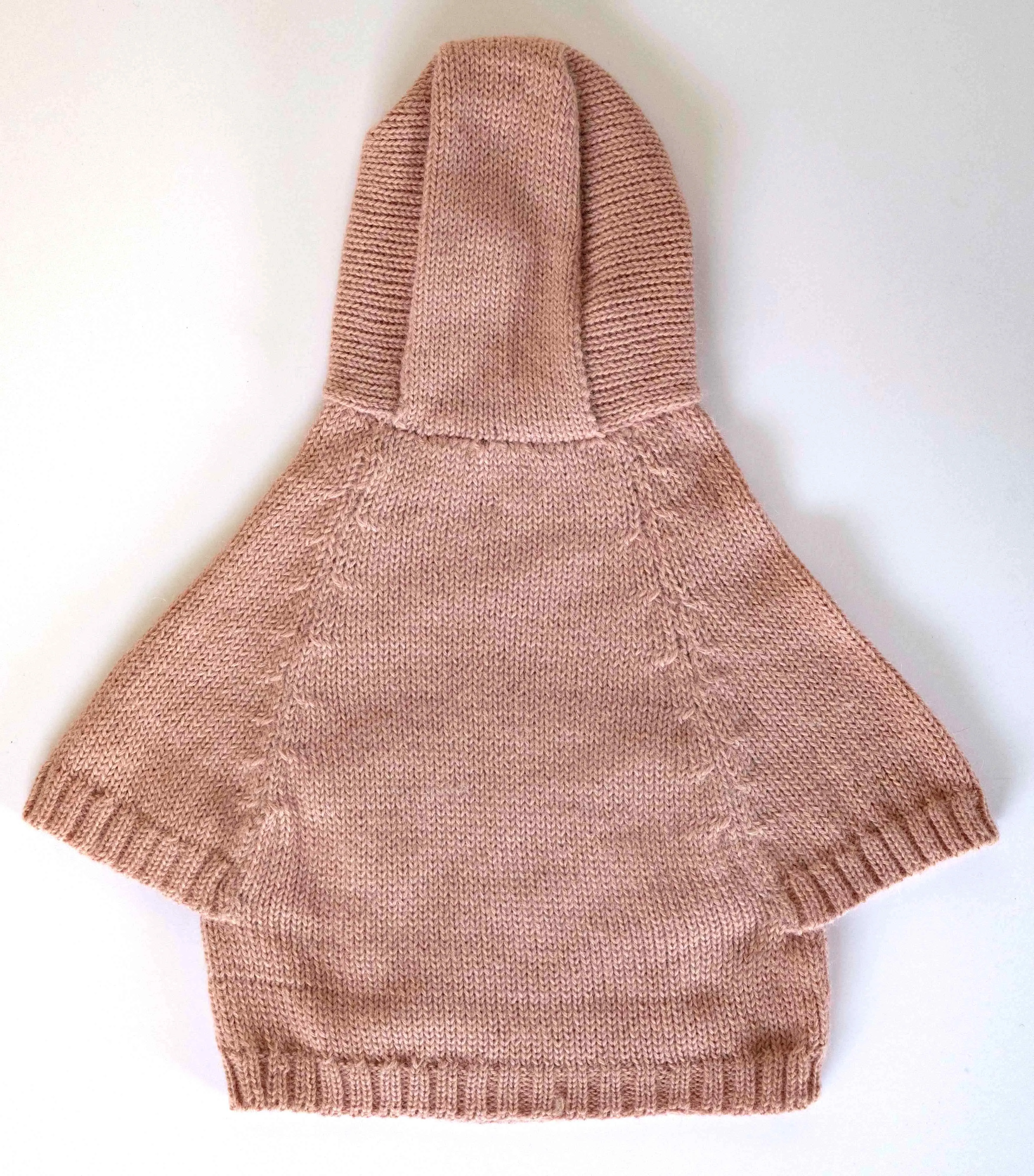 NW536 ROSE PONCHO HOODIE