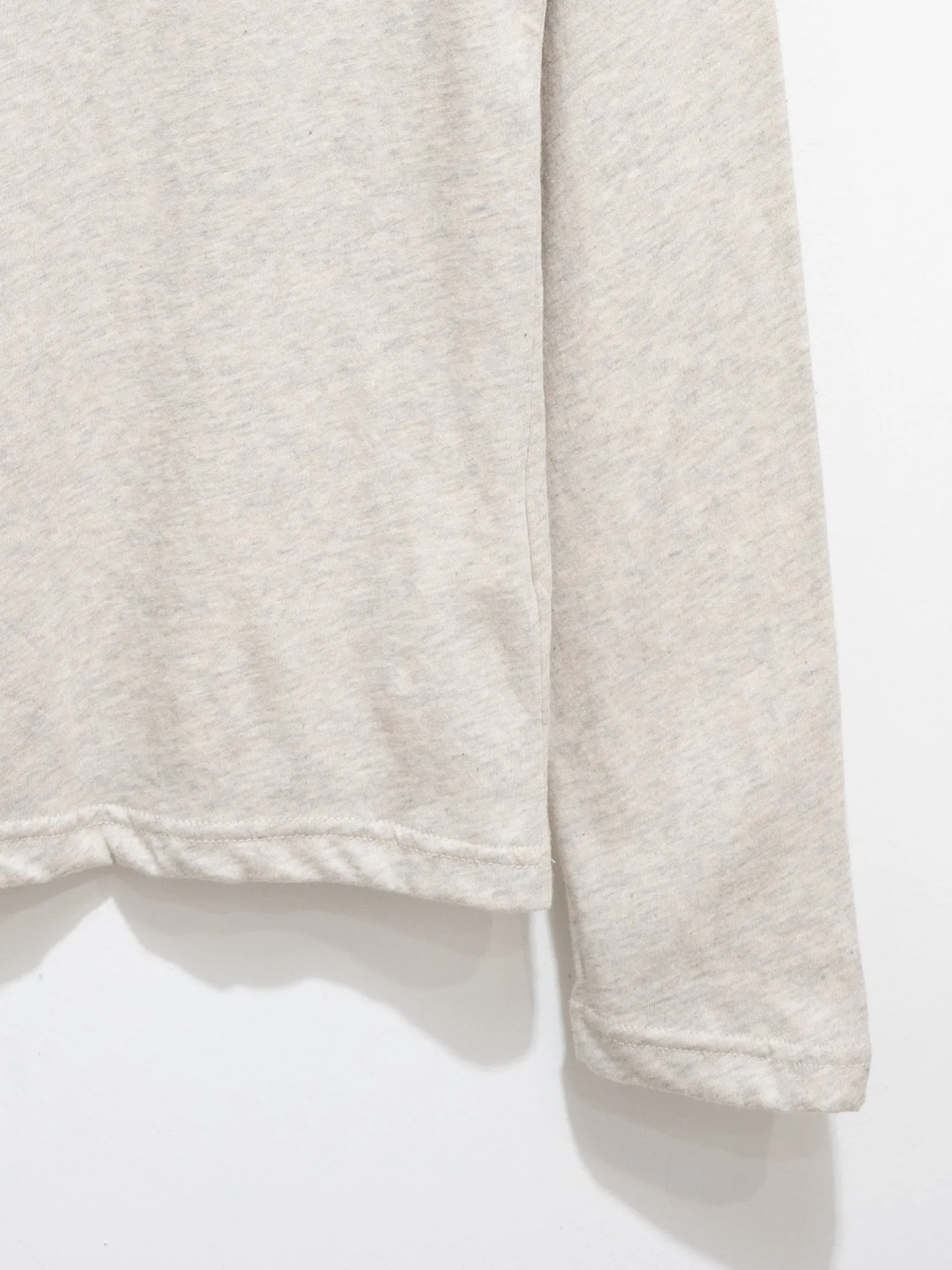 Organic Cotton Turtleneck Tee - Beige