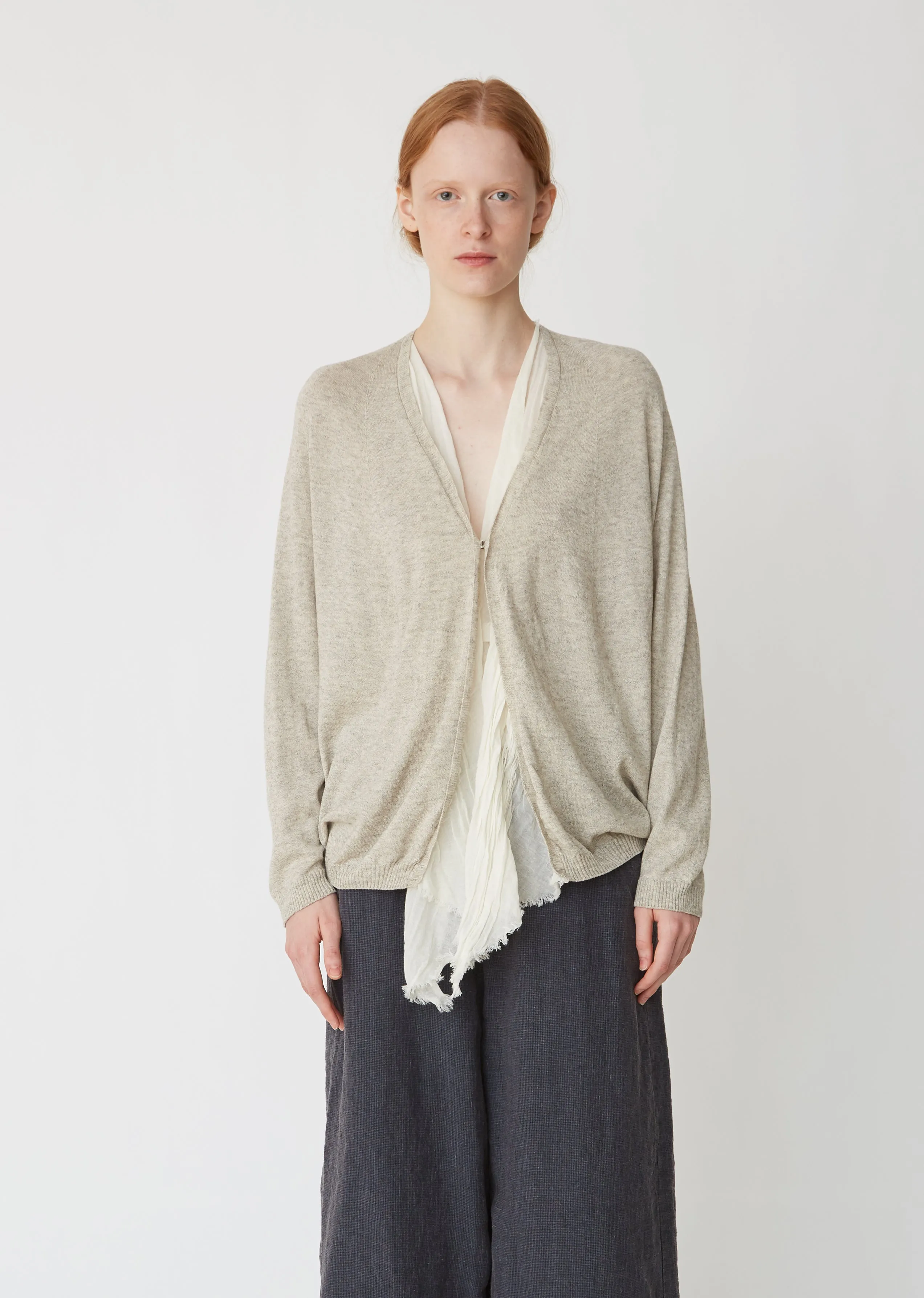 Organic Cotton Yak Cardigan