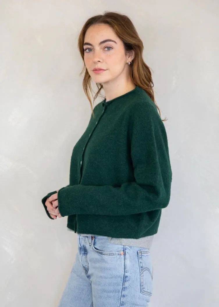 Piper Cardigan - Forest Green