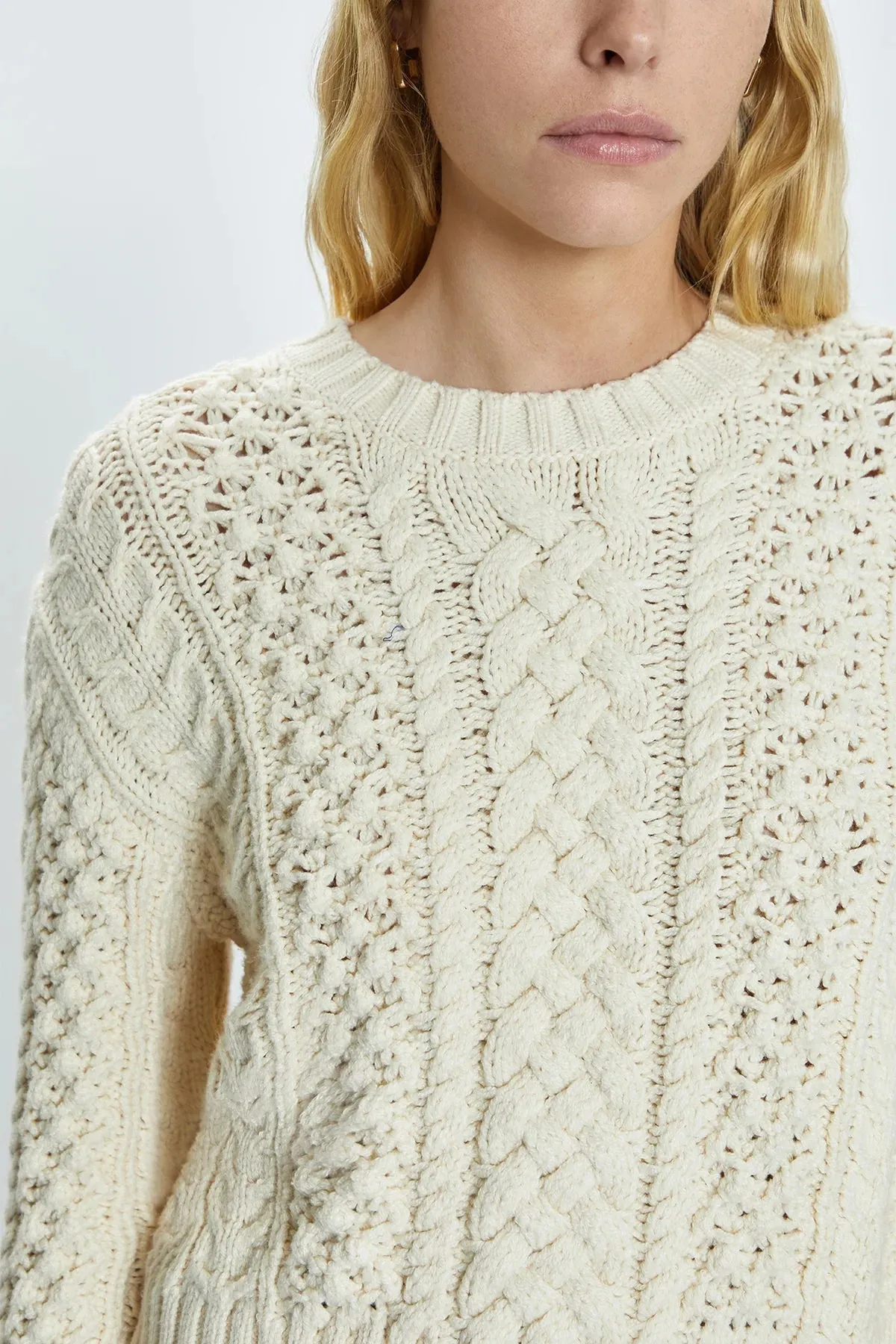 Quinn Sweater ~ Ivory