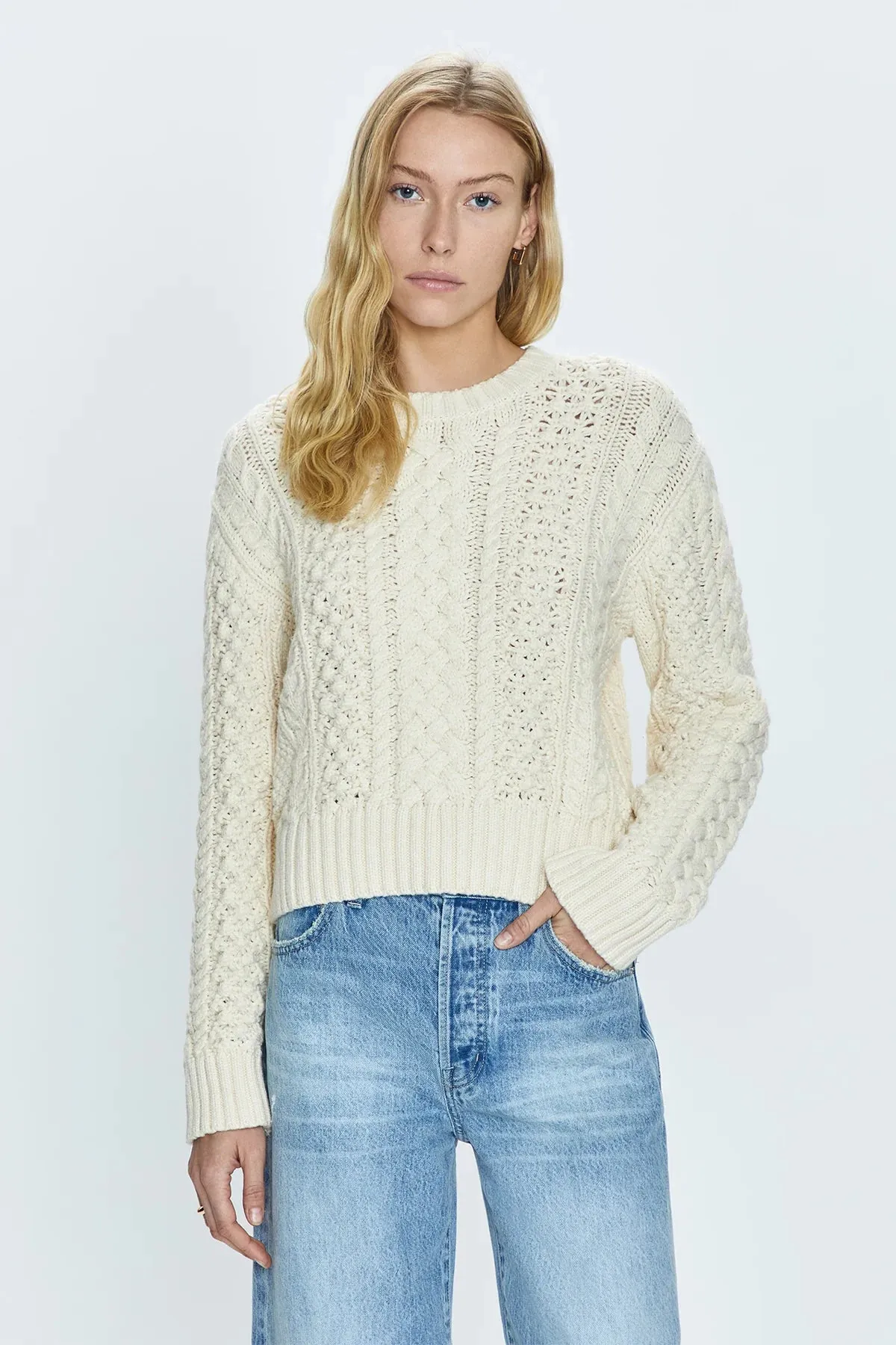 Quinn Sweater ~ Ivory