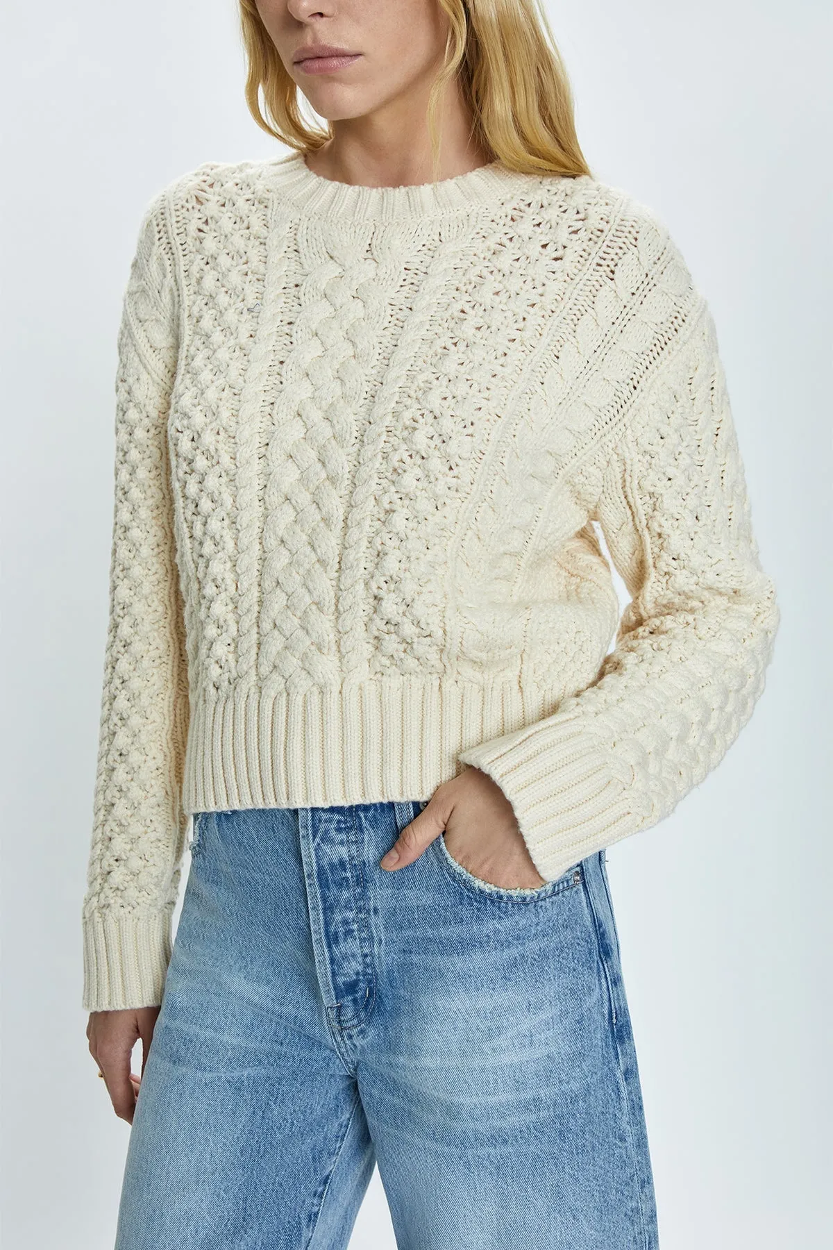 Quinn Sweater ~ Ivory