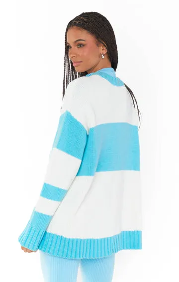 Ski in Sweater ~ Powder Blue