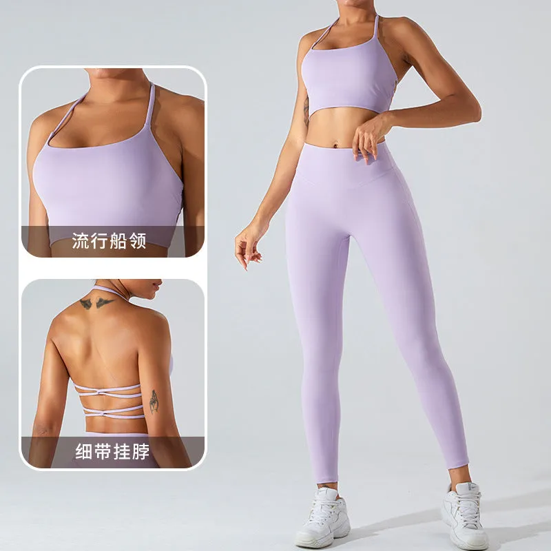 stylish shockproof sports bra