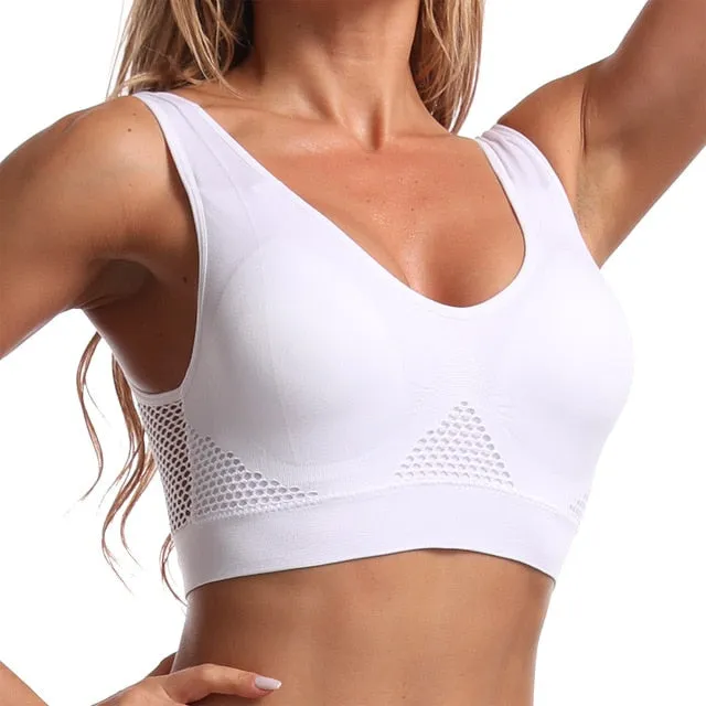 Stylish Women's Quick-drying Sports Bras Plus Size