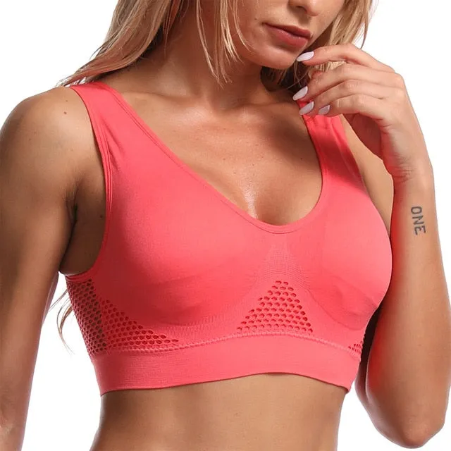 Stylish Women's Quick-drying Sports Bras Plus Size