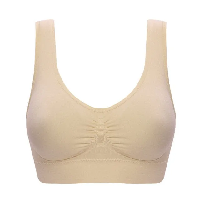 Stylish Women's Quick-drying Sports Bras Plus Size