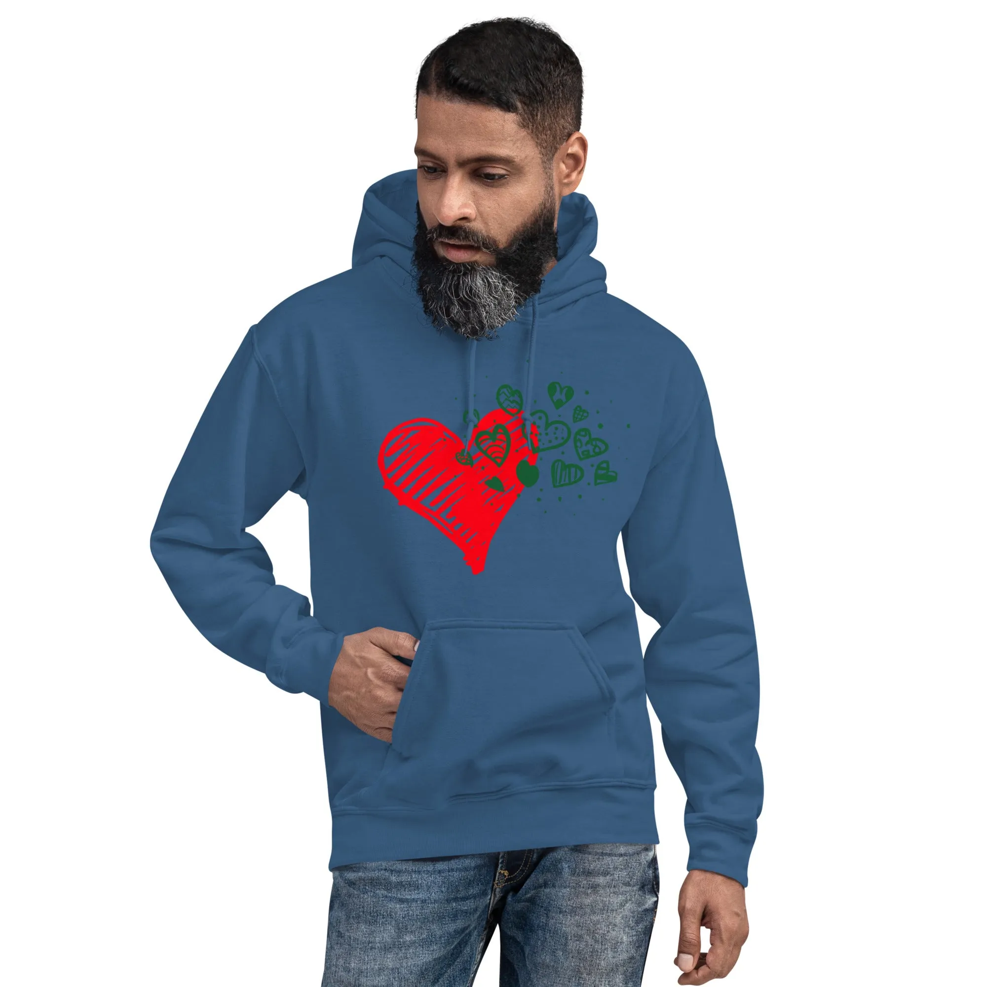 Sweetheart Hearts Unisex Heavy Blend Hooded Sweatshirt