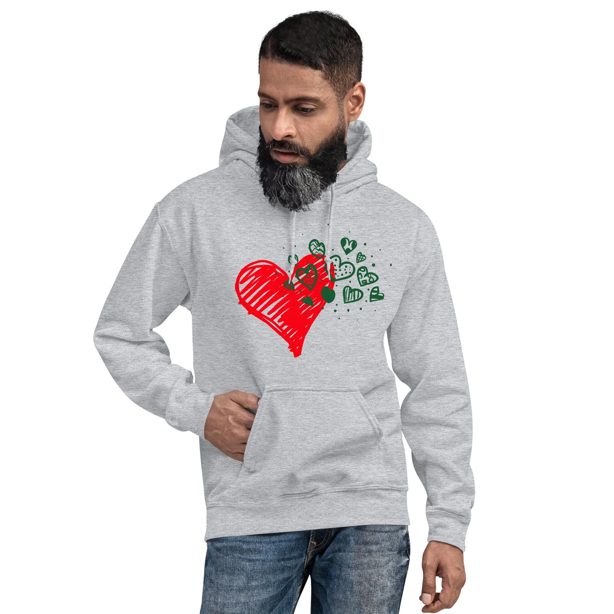 Sweetheart Hearts Unisex Heavy Blend Hooded Sweatshirt