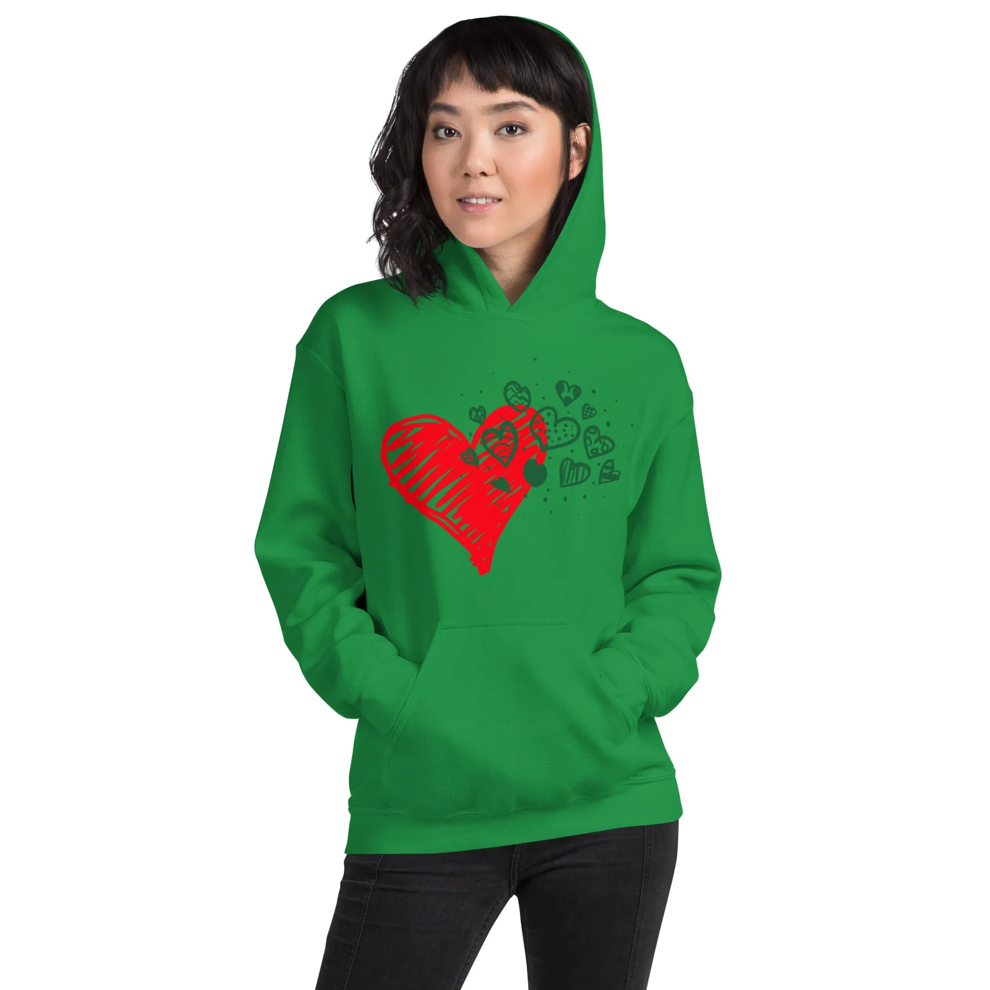 Sweetheart Hearts Unisex Heavy Blend Hooded Sweatshirt