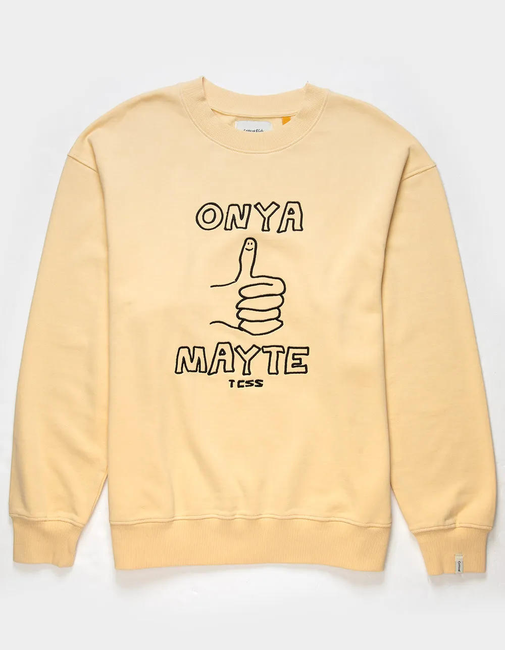 The Critical Slide Society Mayte Crewneck in Sunshine