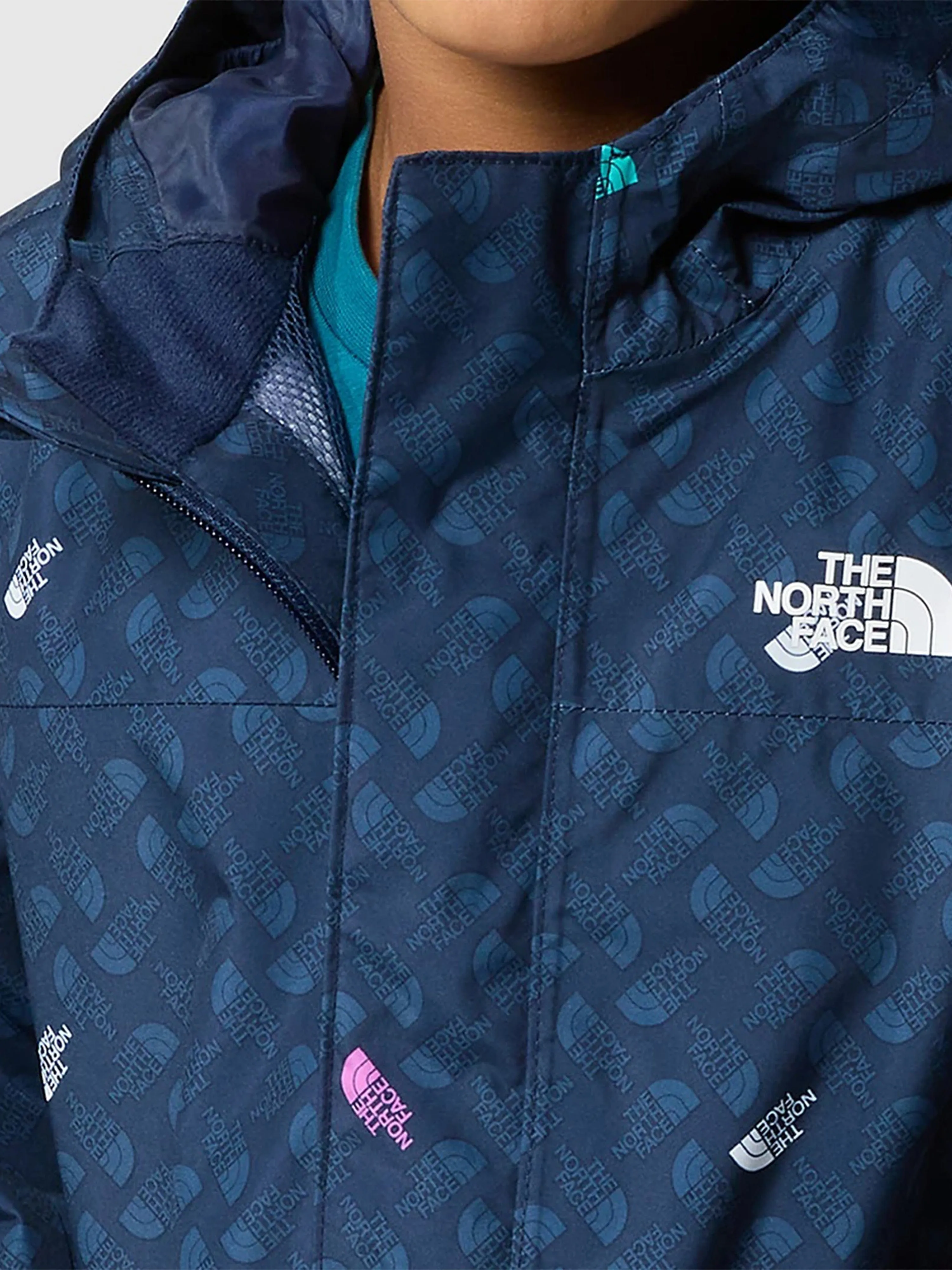 The North Face Kids Antora Rain Jacket in Navy