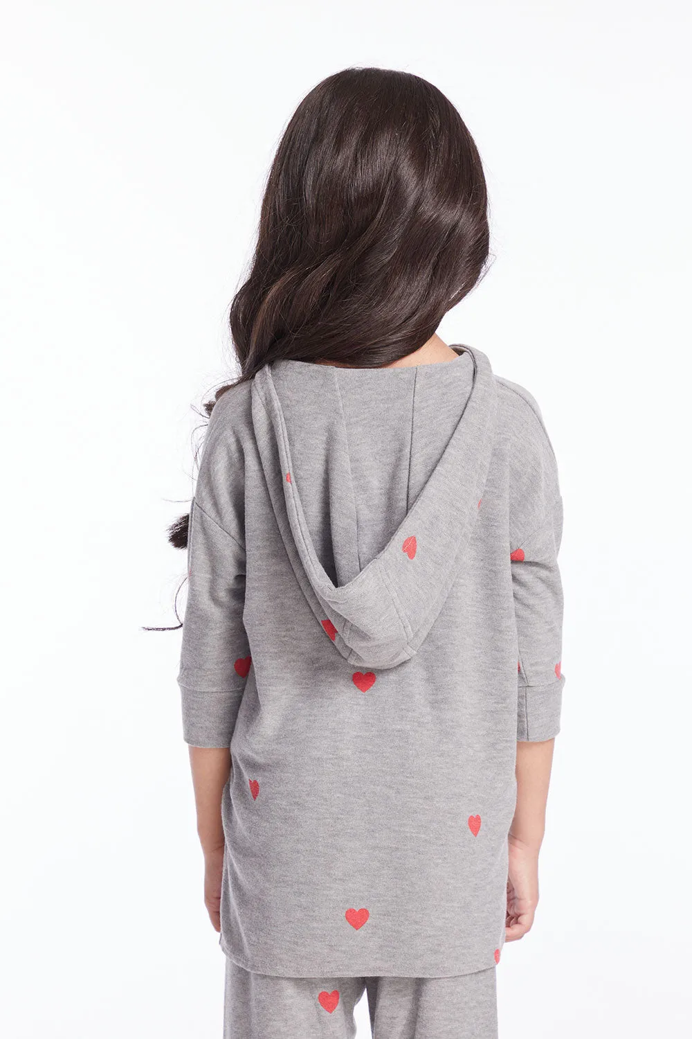 Tiny Hearts Girls Pullover Hoodie