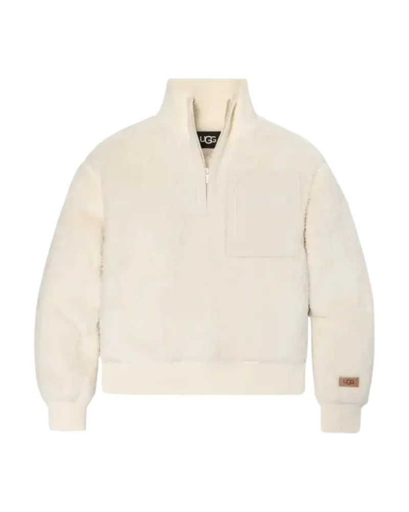 UGG Cream Janeann Half Zip Sweatshirt