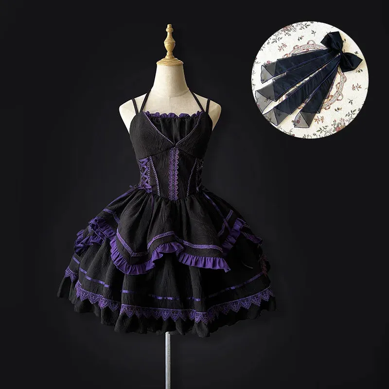 Uniwim Original Lolita Dark Goth doll Elegant Lolita dress by the banks of the Seine