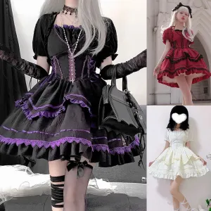 Uniwim Original Lolita Dark Goth doll Elegant Lolita dress by the banks of the Seine