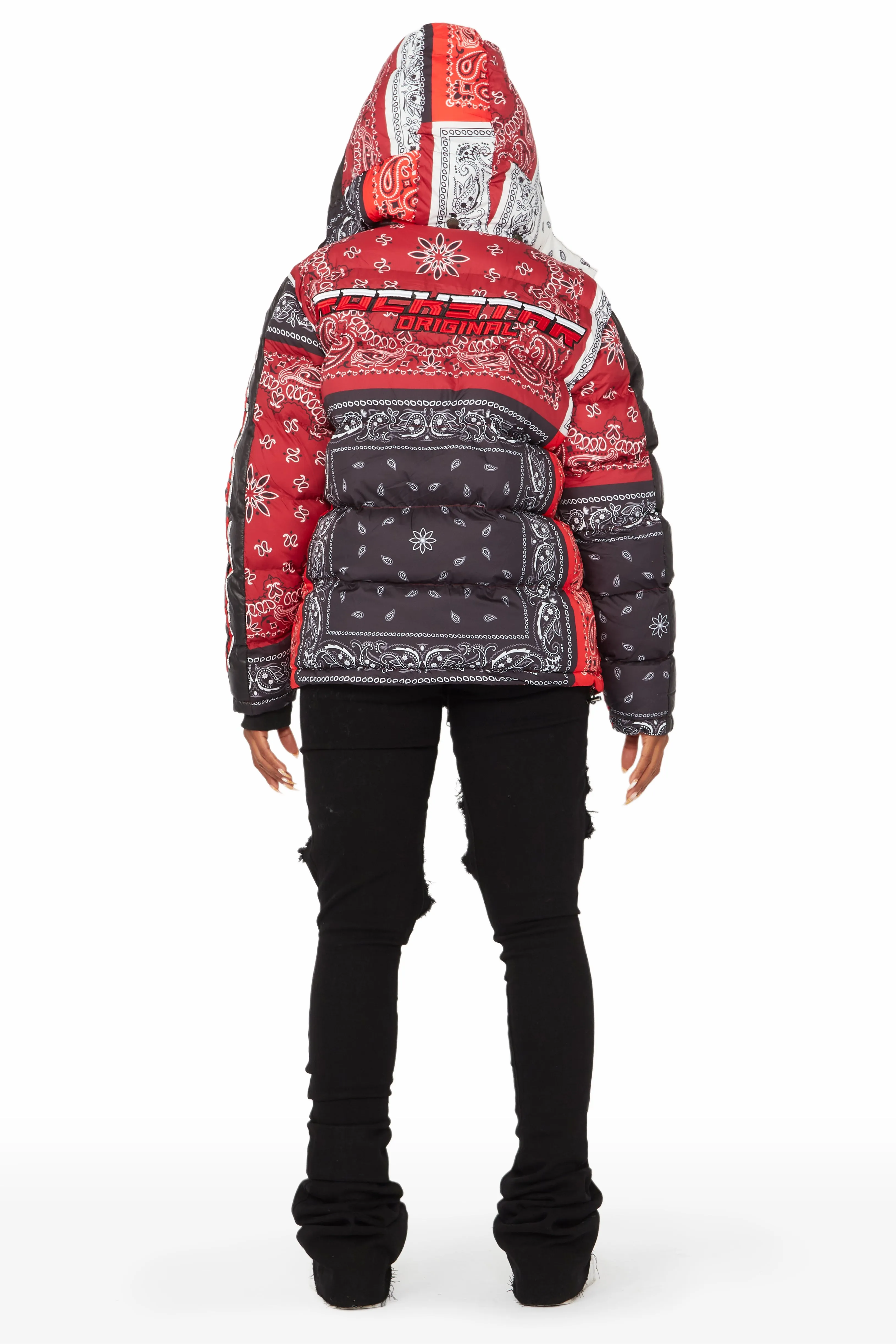 Who's Team Red Oversized Puffer Jacket